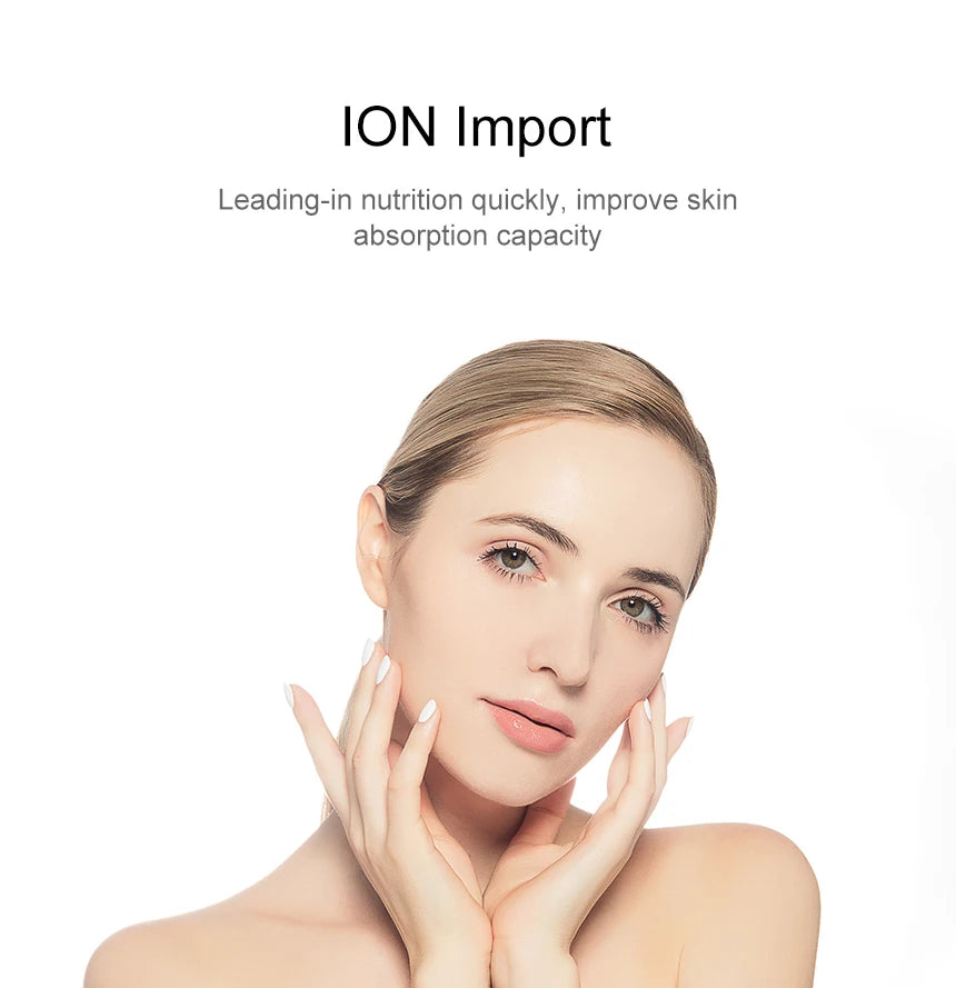 Éclatelle Ultrasonic Skin Scrubber with EMS & Ion Technology