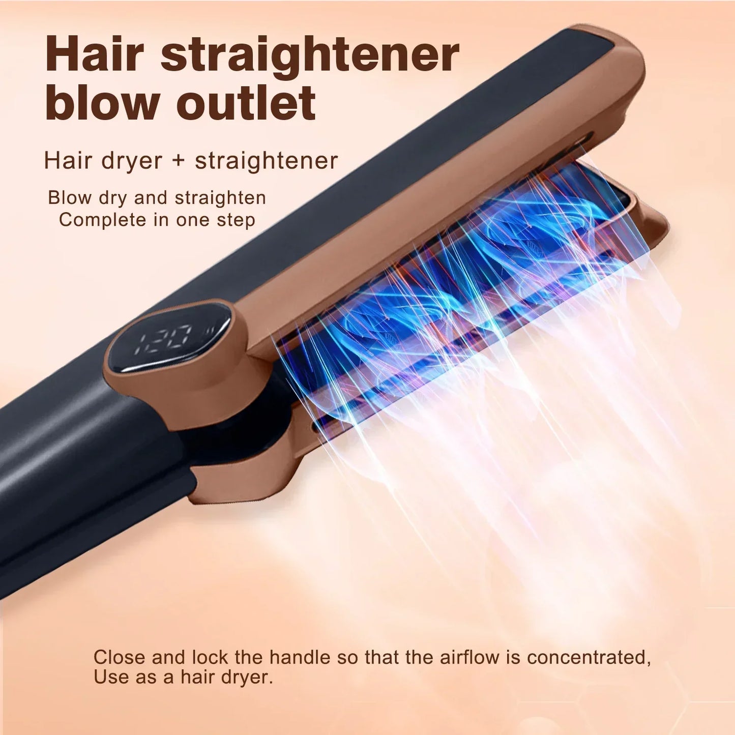 Éclatelle 2-in-1 Professional Hair Dryer & Straightener