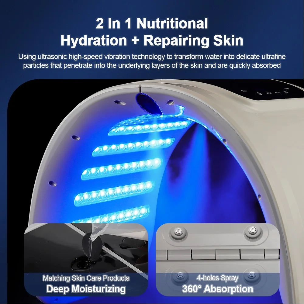 Éclatelle 7-Color LED Photon Therapy Dome – Pro Skin Rejuvenation System