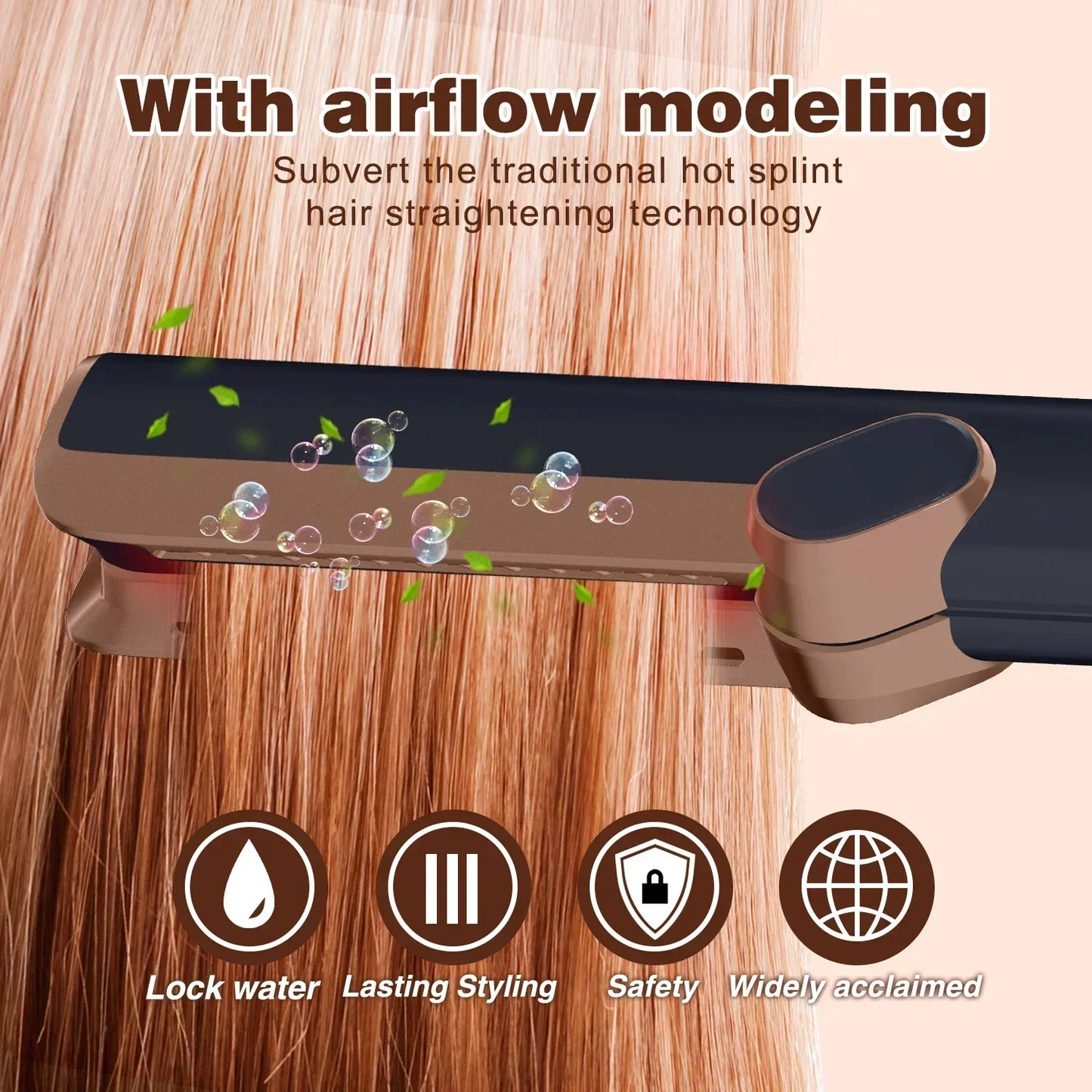 Éclatelle 2-in-1 Professional Hair Dryer & Straightener