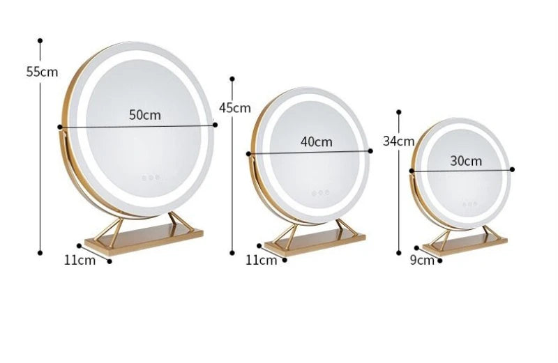 Éclatelle LED Vanity Mirror with Adjustable Brightness