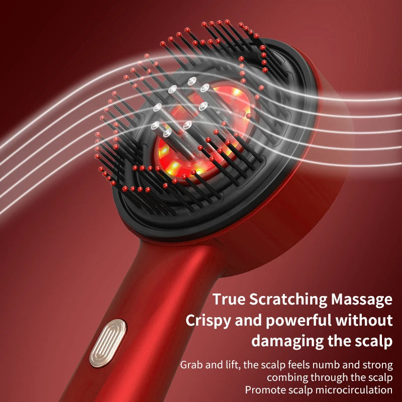Éclatelle Infrared Scalp Massager Comb with Serum Applicator