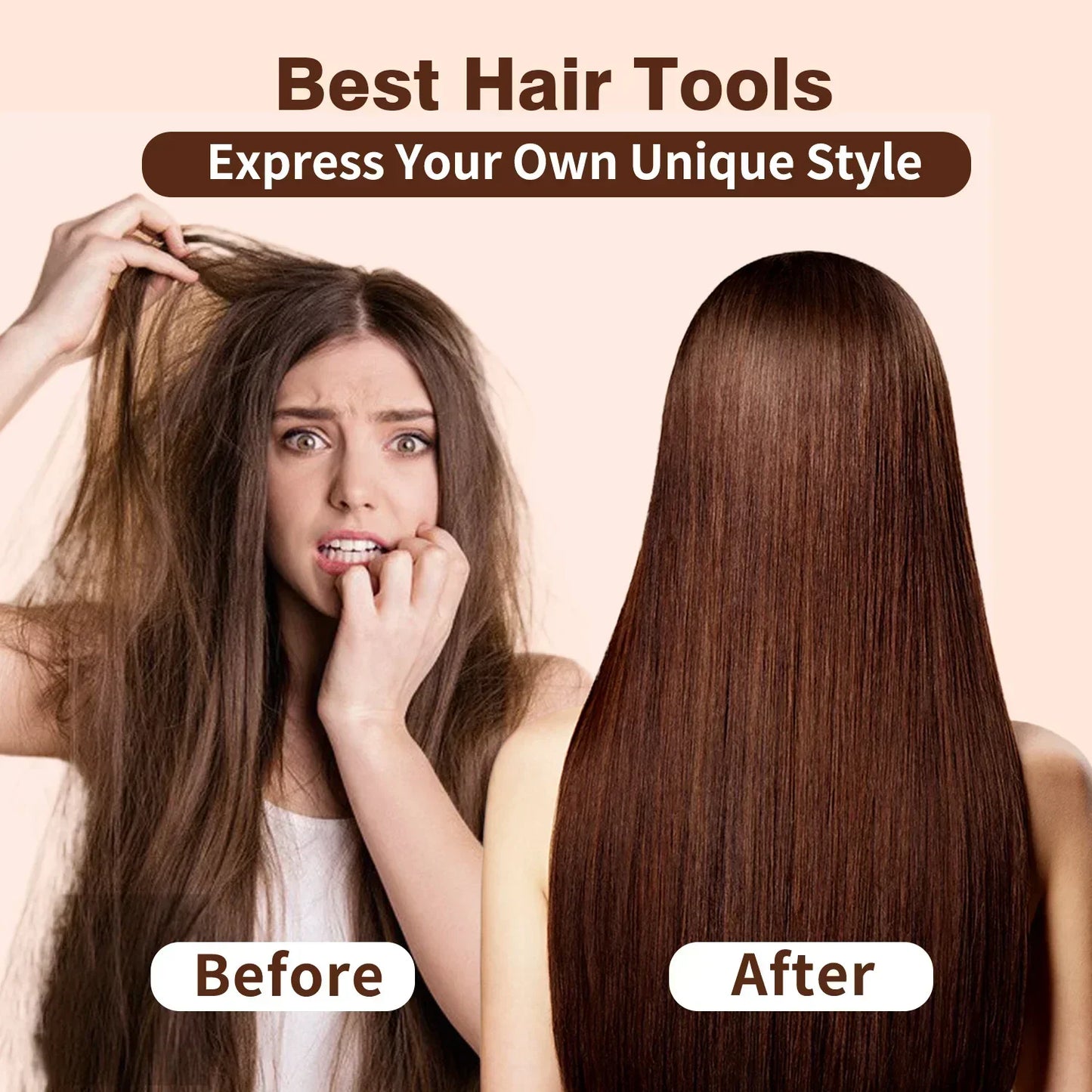Éclatelle 2-in-1 Professional Hair Dryer & Straightener