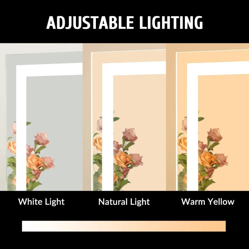 Éclatelle LED Vanity Mirror with Adjustable Brightness
