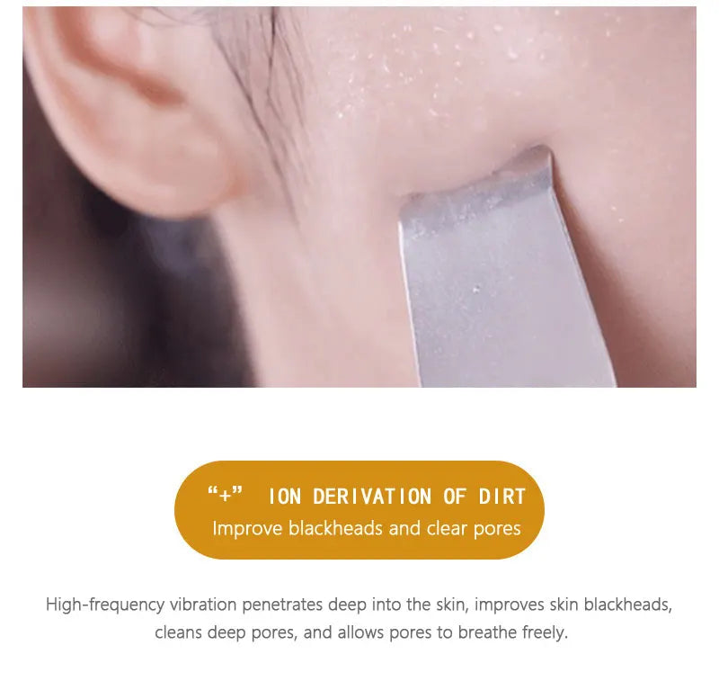 Éclatelle 24K Ultrasonic Skin Scrubber – Deep-Cleansing, EMS Lifting & Ion Therapy