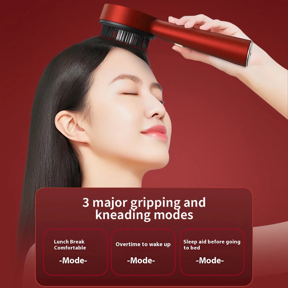 Éclatelle Infrared Scalp Massager Comb with Serum Applicator