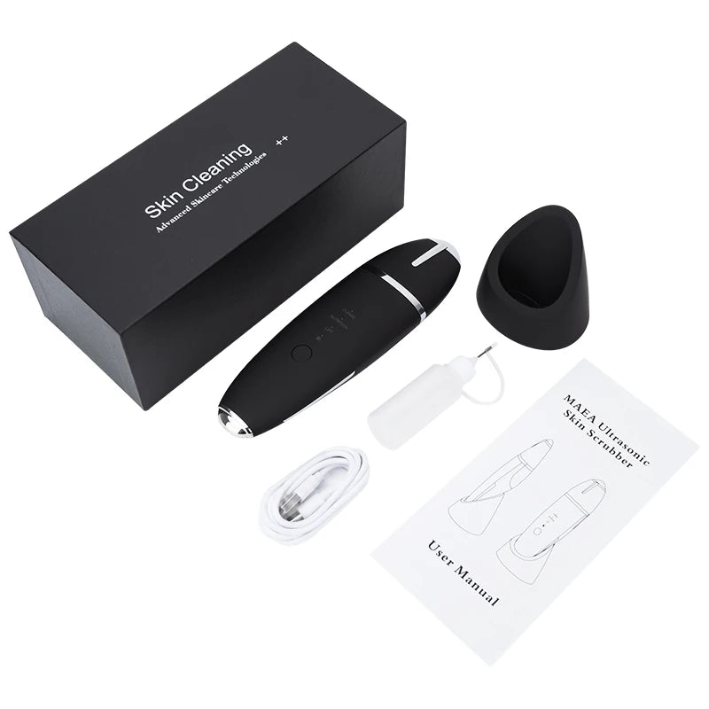 Éclatelle 24K Ultrasonic Skin Scrubber – Deep-Cleansing, EMS Lifting & Ion Therapy