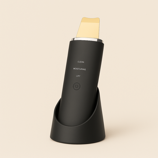 Éclatelle 24K Ultrasonic Skin Scrubber – Deep-Cleansing, EMS Lifting & Ion Therapy