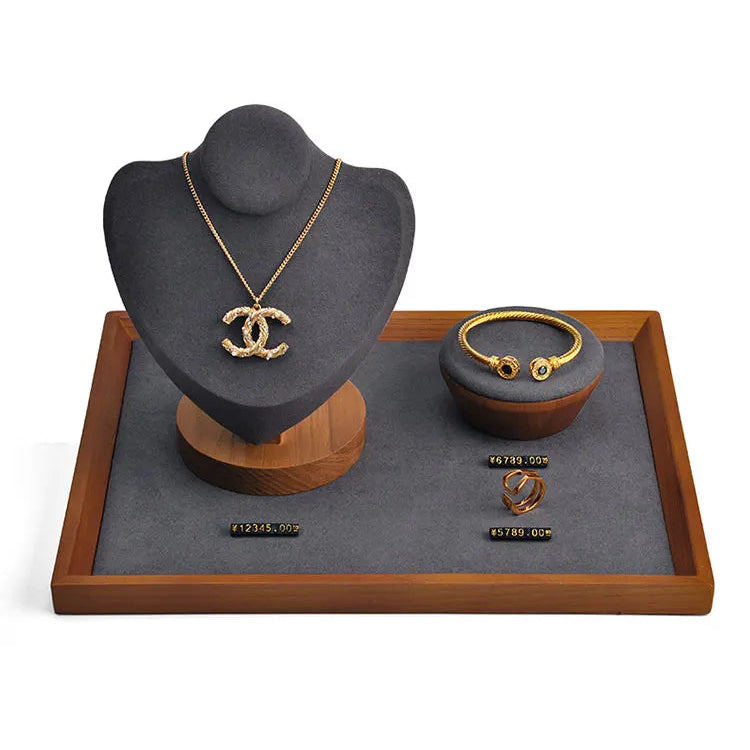 Éclatelle Solid Wood Jewelry Display Tray