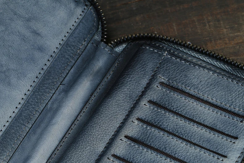 Éclatelle Vintage Leather Clutch Wallet for Men