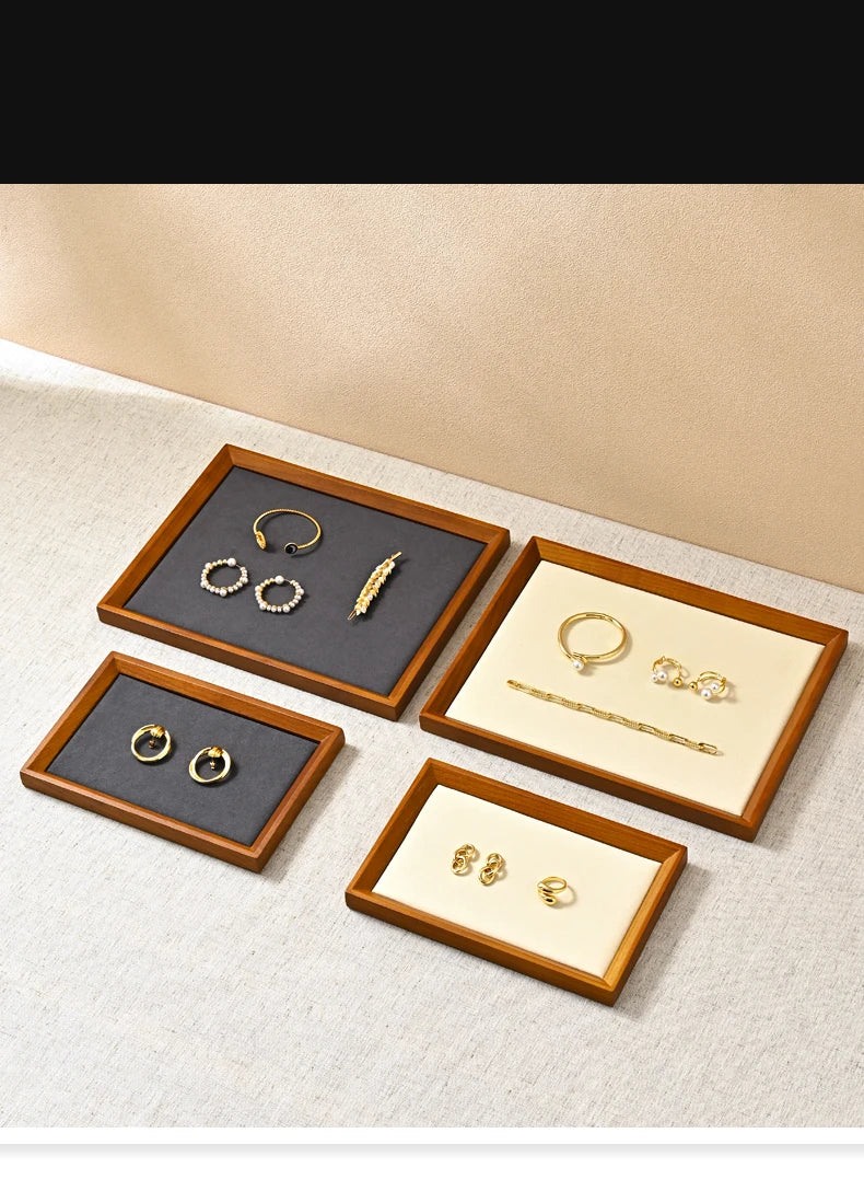 Éclatelle Solid Wood Jewelry Display Tray