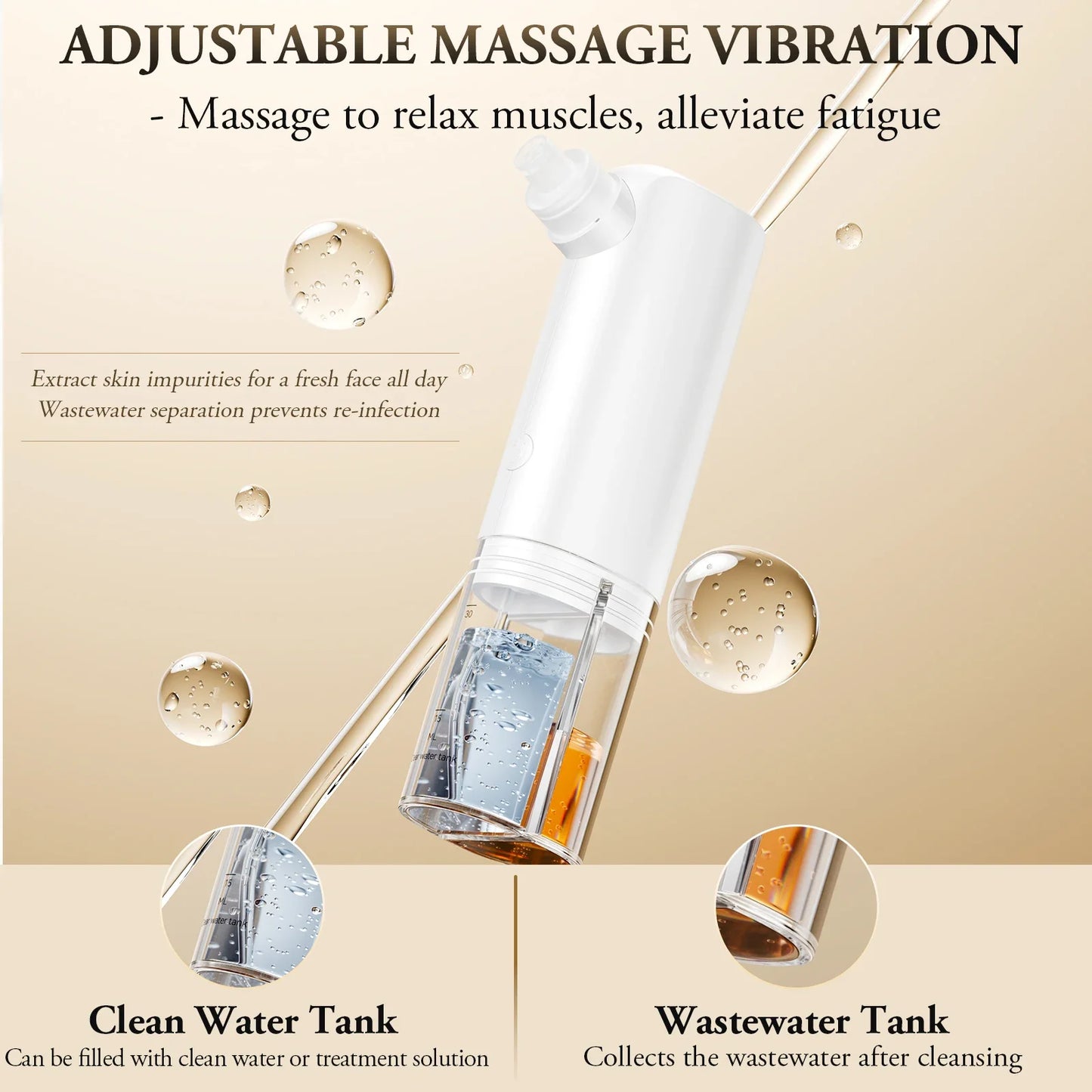 Éclatelle HydroClea Portable Blackhead Remover – Deep Pore Vacuum Cleanser