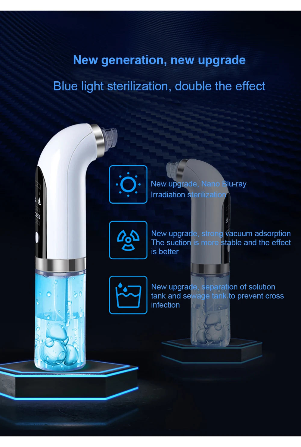 Éclatelle HydroVac Pro – Deep Pore Vacuum Cleanser with Water Circulation