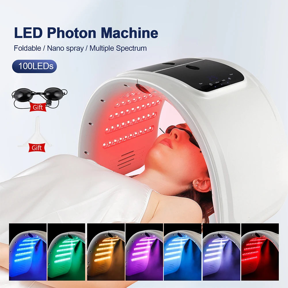 Éclatelle 7-Color LED Photon Therapy Dome – Pro Skin Rejuvenation System