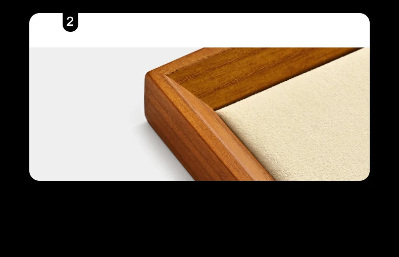 Éclatelle Solid Wood Jewelry Display Tray