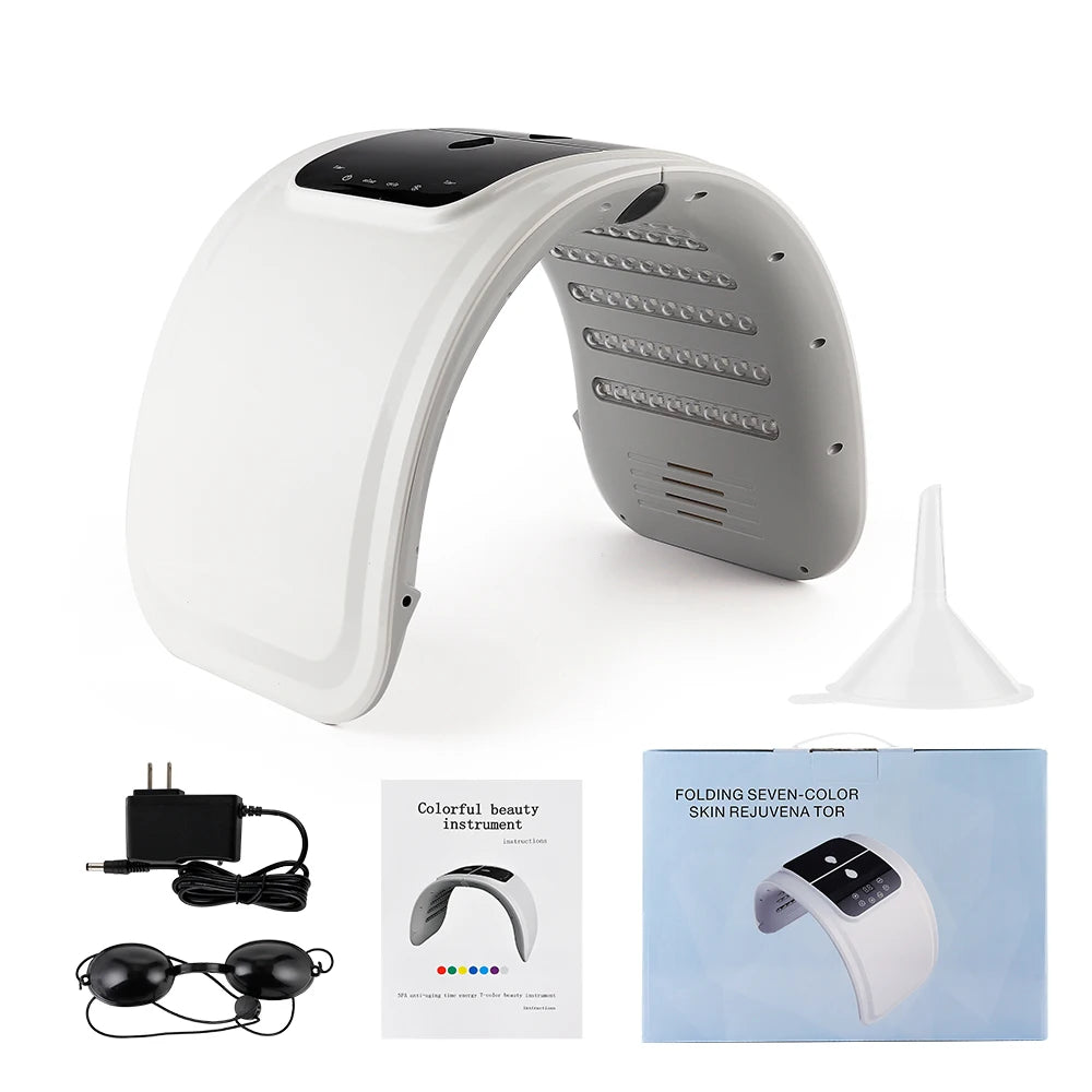 Éclatelle 7-Color LED Photon Therapy Dome – Pro Skin Rejuvenation System