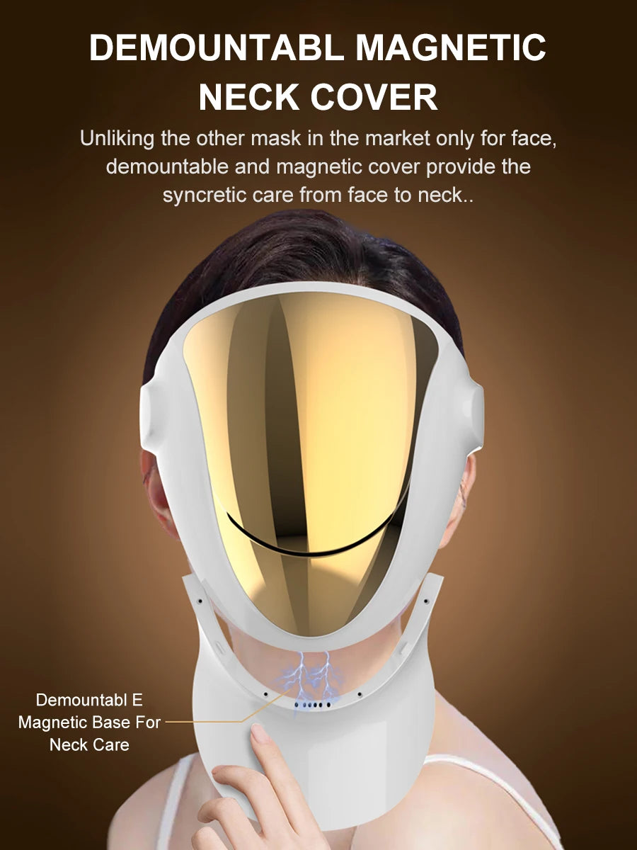 Éclatelle Premium LED Facial Mask with NIR & 3-Color Light Therapy