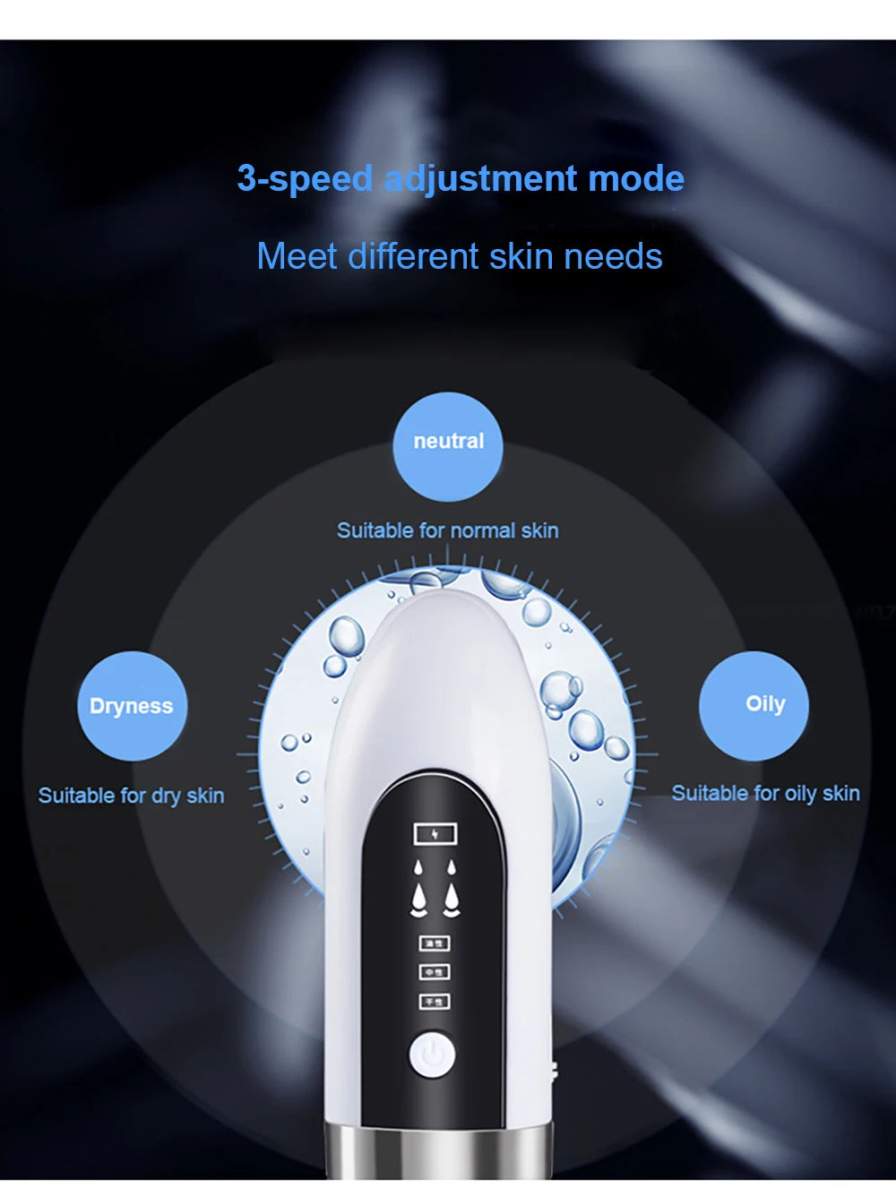 Éclatelle HydroVac Pro – Deep Pore Vacuum Cleanser with Water Circulation