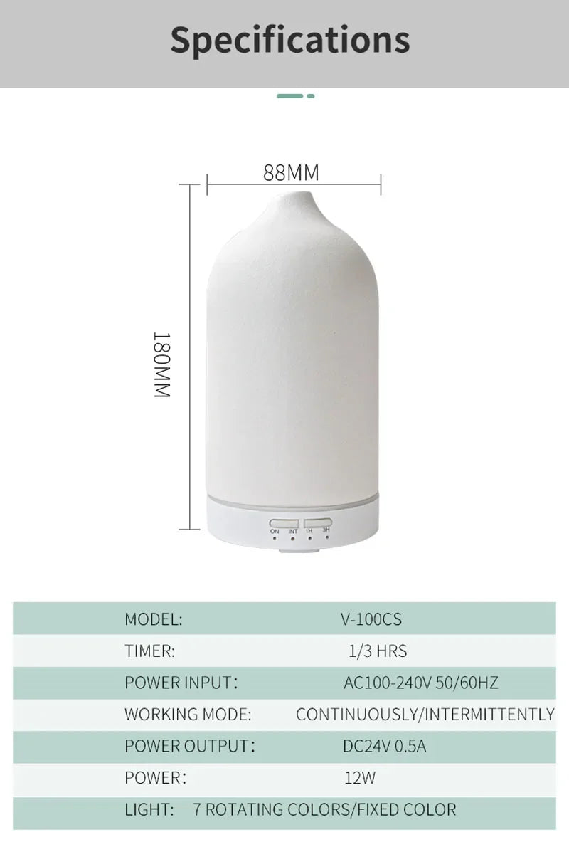 Éclatelle Ceramic Essential Oil Diffuser