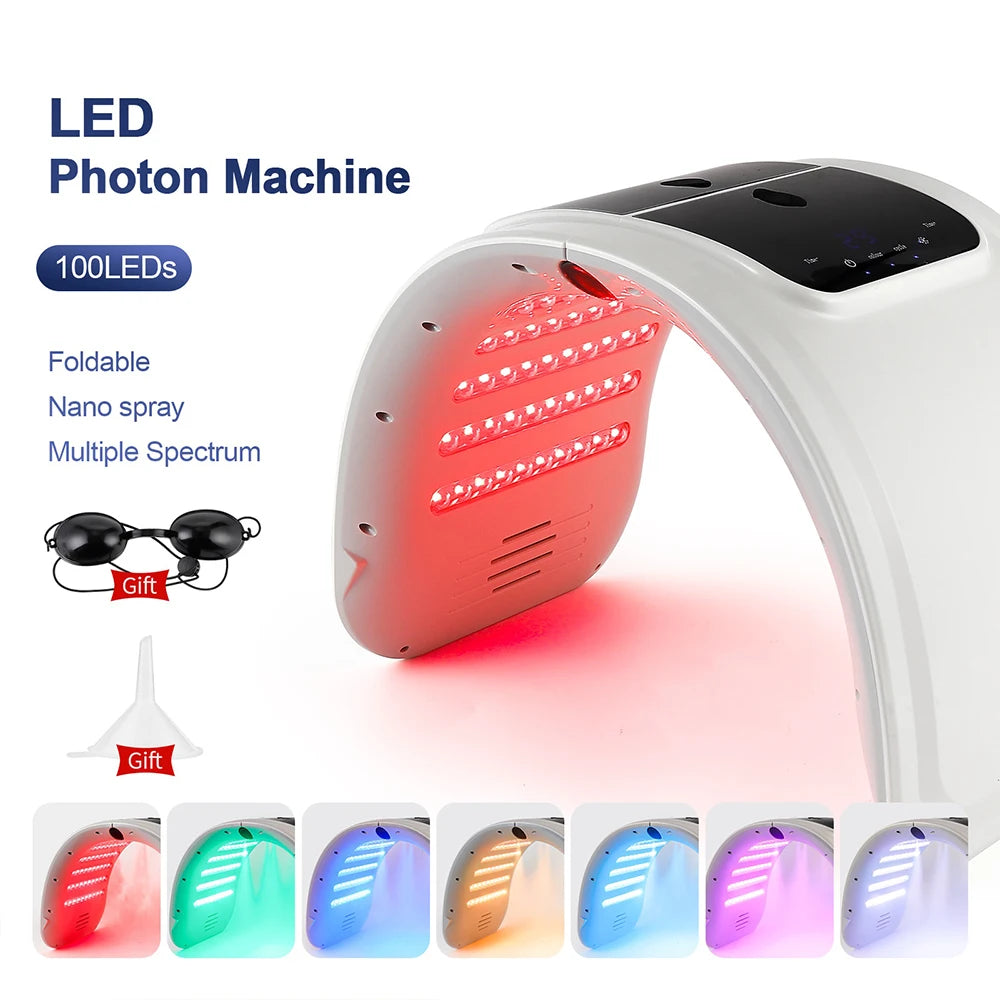 Éclatelle 7-Color LED Photon Therapy Dome – Pro Skin Rejuvenation System
