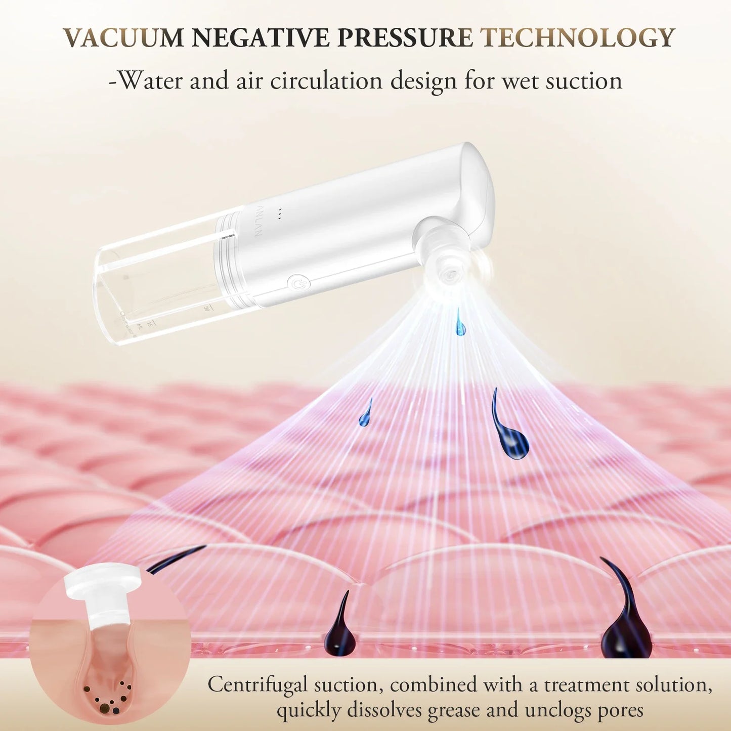 Éclatelle HydroClea Portable Blackhead Remover – Deep Pore Vacuum Cleanser